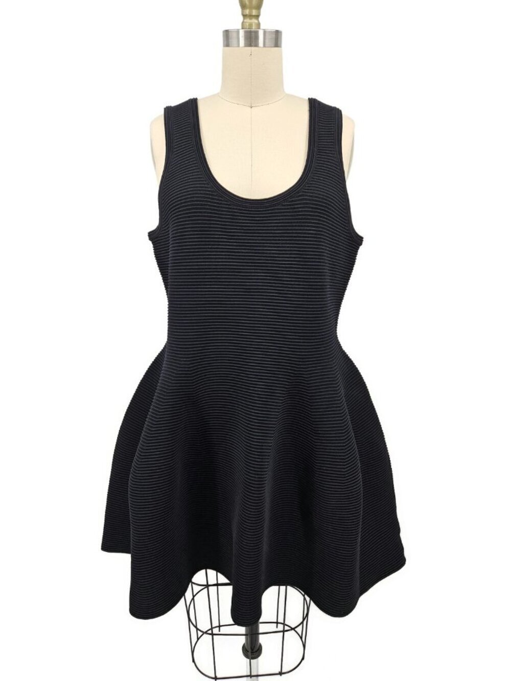 Simkhai Larina Mini Dress Womens XL Ribbed Knit Fit Flare Skater